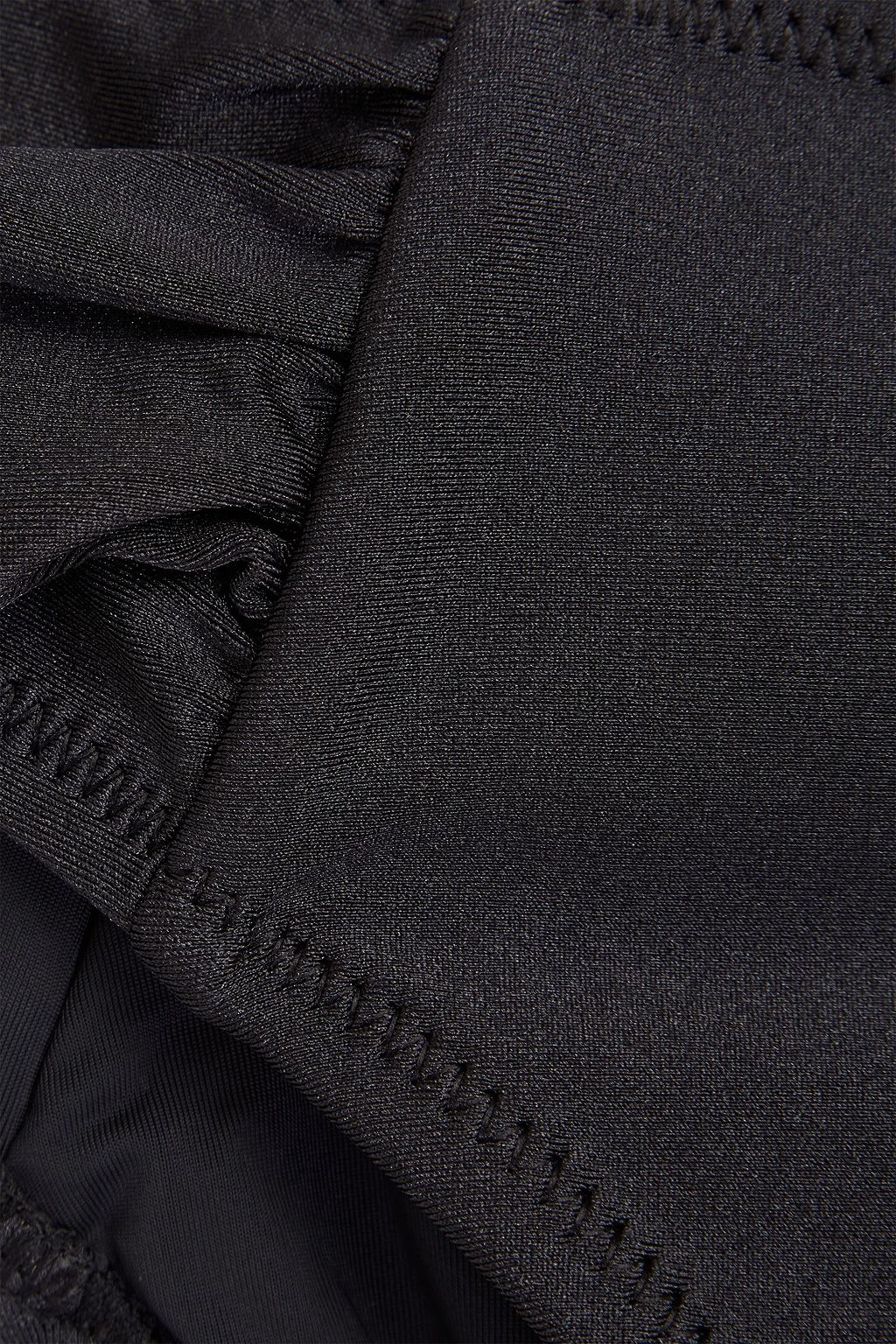 SOLID & STRIPED قطعة بيكيني سفلية "ذا مايزي" بخصر متوسط الارتفاع وتأثير مزموم