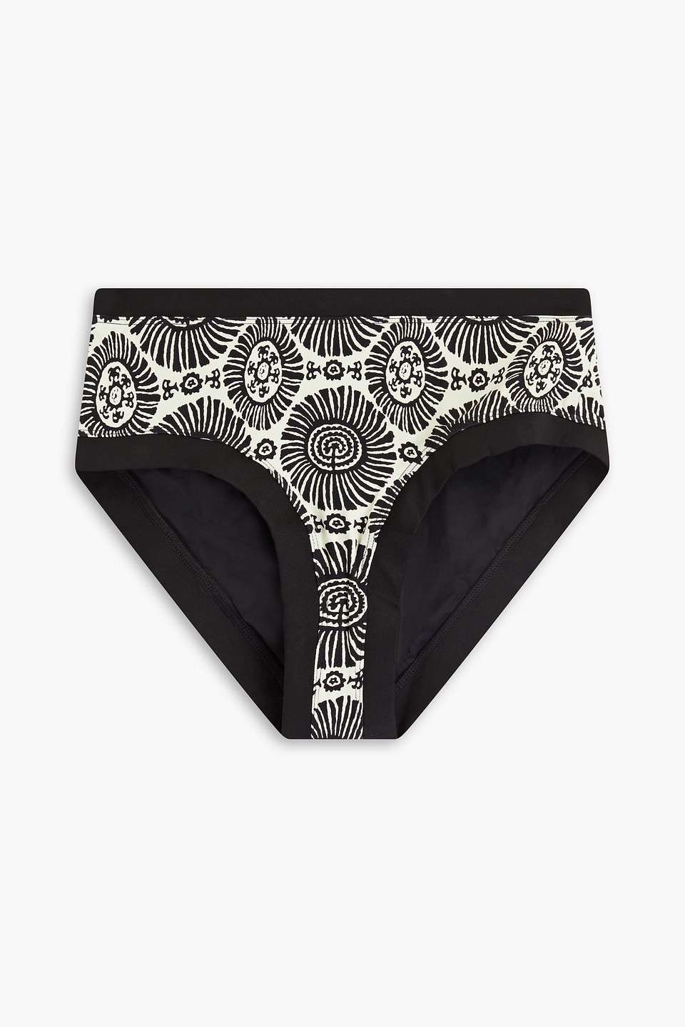 The Scottie printed high-rise bikini briefs