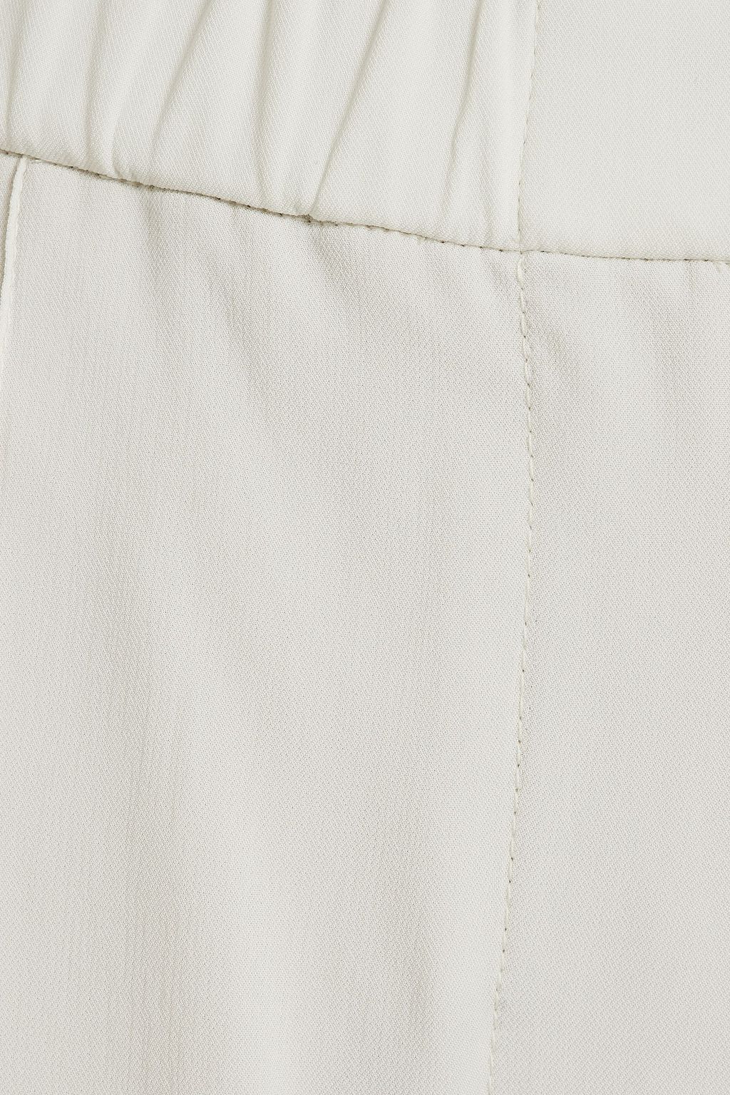 BRUNELLO CUCINELLI 비즈 장식 플리츠 크레이프 쇼츠
