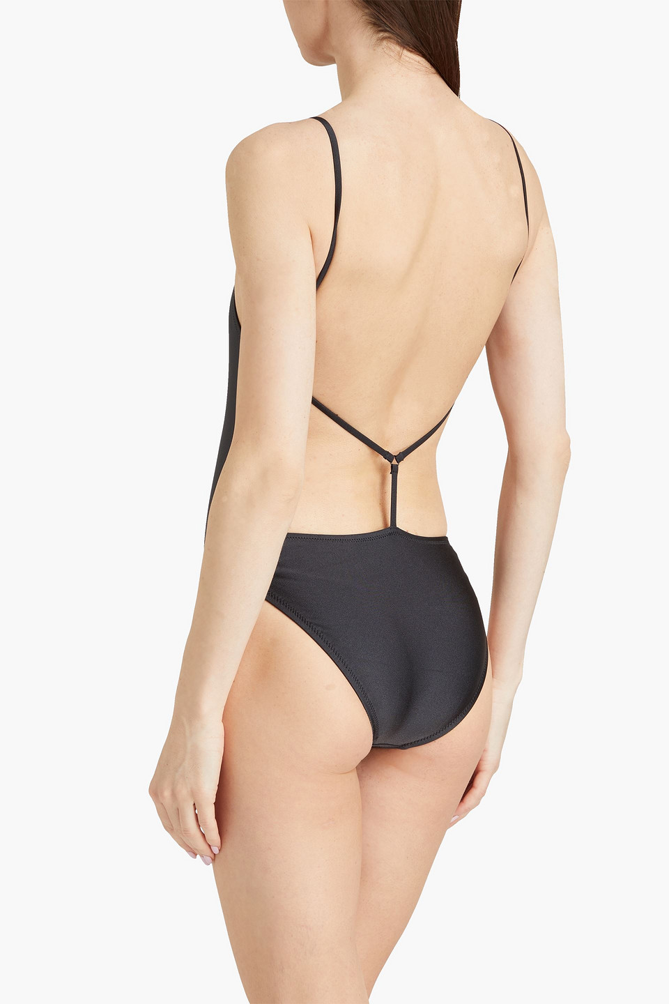 Solid & Striped The Maxine One-piece In Black