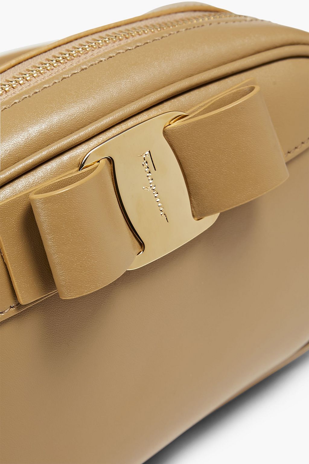 FERRAGAMO 바라 보우 가죽 크로스바디 백