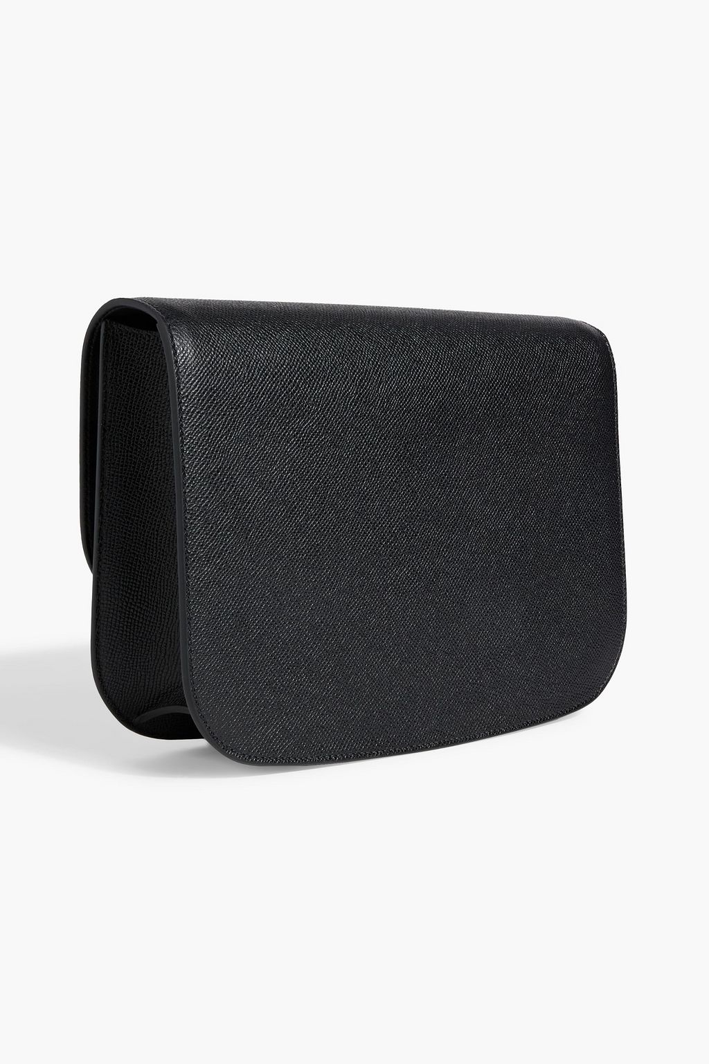 FERRAGAMO Gemini textured-leather shoulder bag