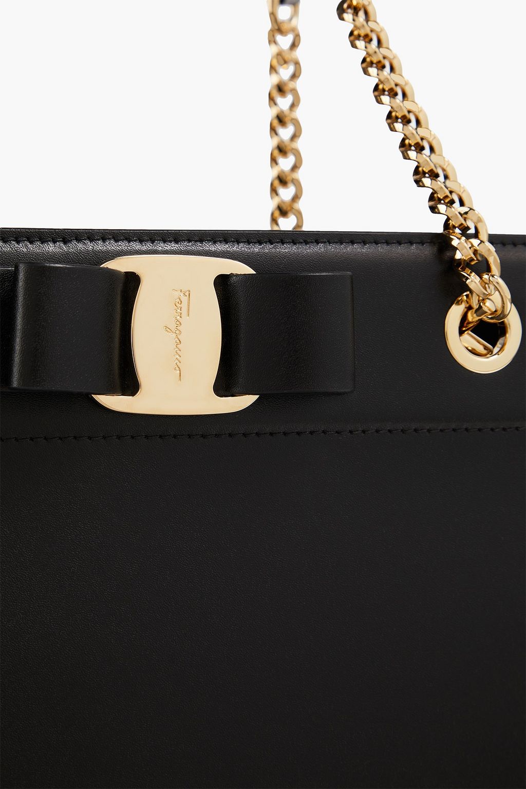 FERRAGAMO Vara Bow leather tote