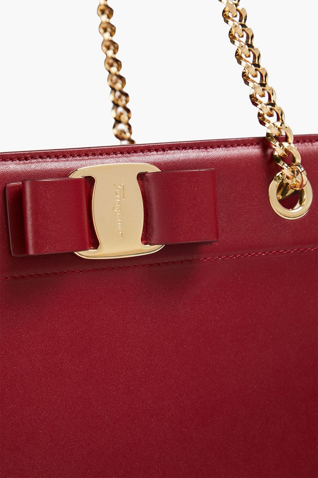 FERRAGAMO Vara Bow leather tote