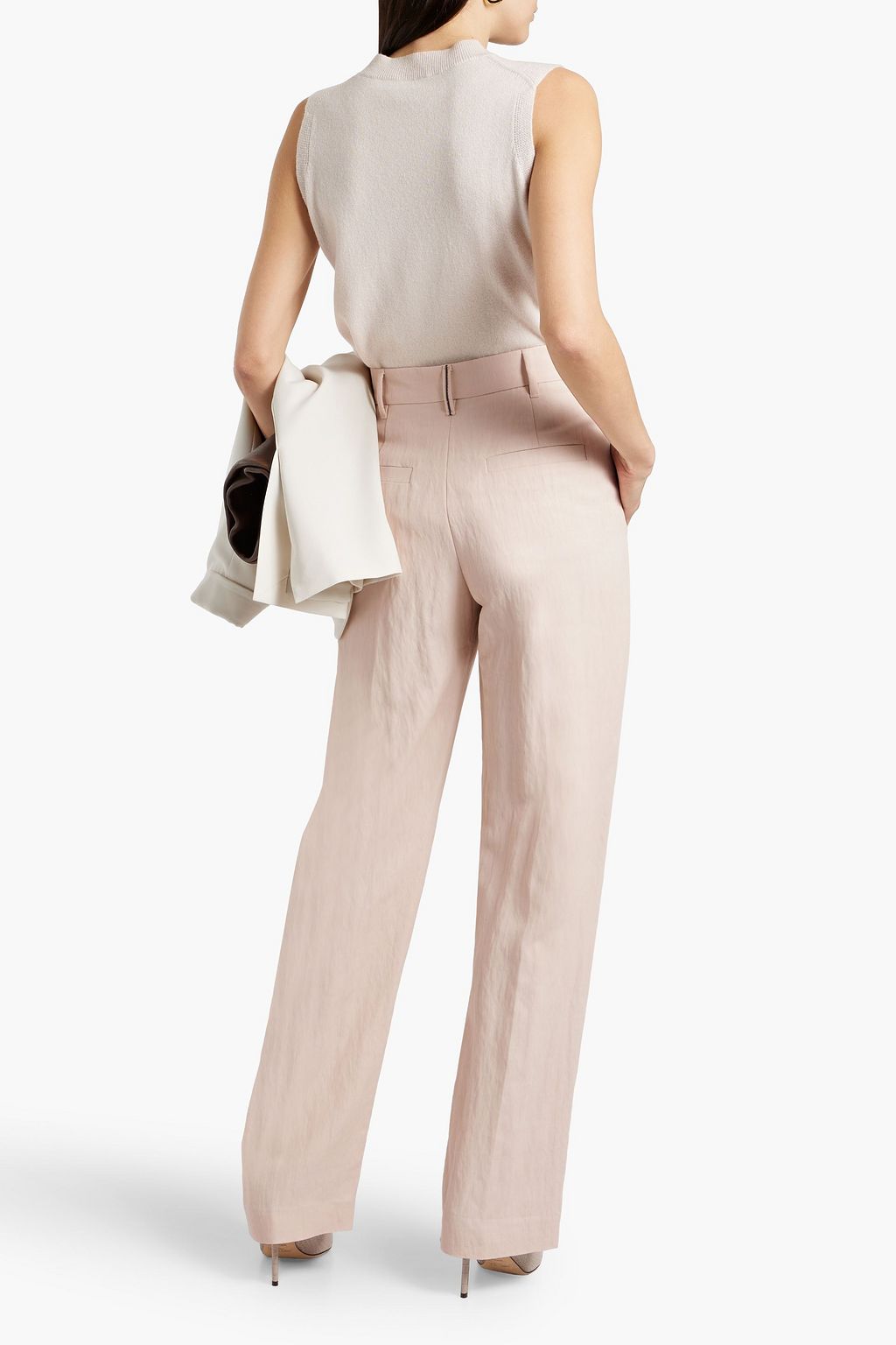 BRUNELLO CUCINELLI Grain de poudre straight-leg pants