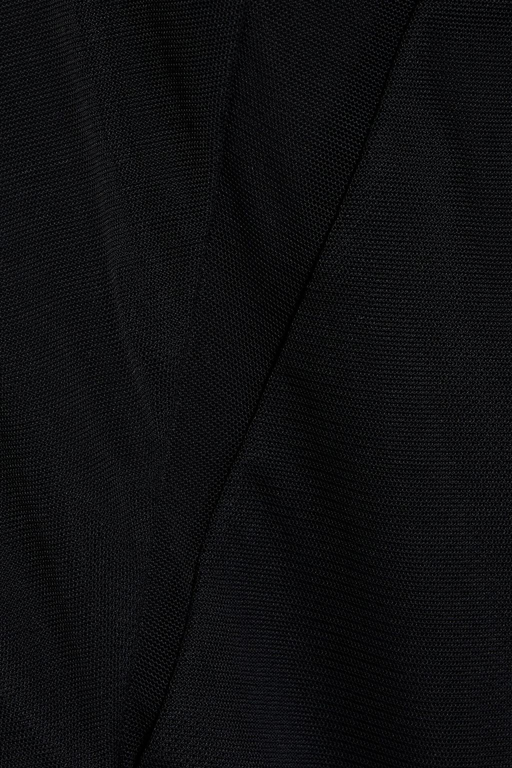 VERSACE One-shoulder mesh-paneled swimsuit