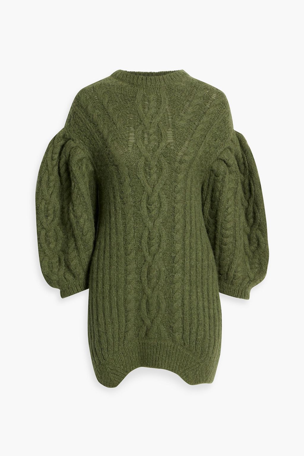 SIMONE ROCHA Cable-knit alpaca-blend sweater | THE OUTNET