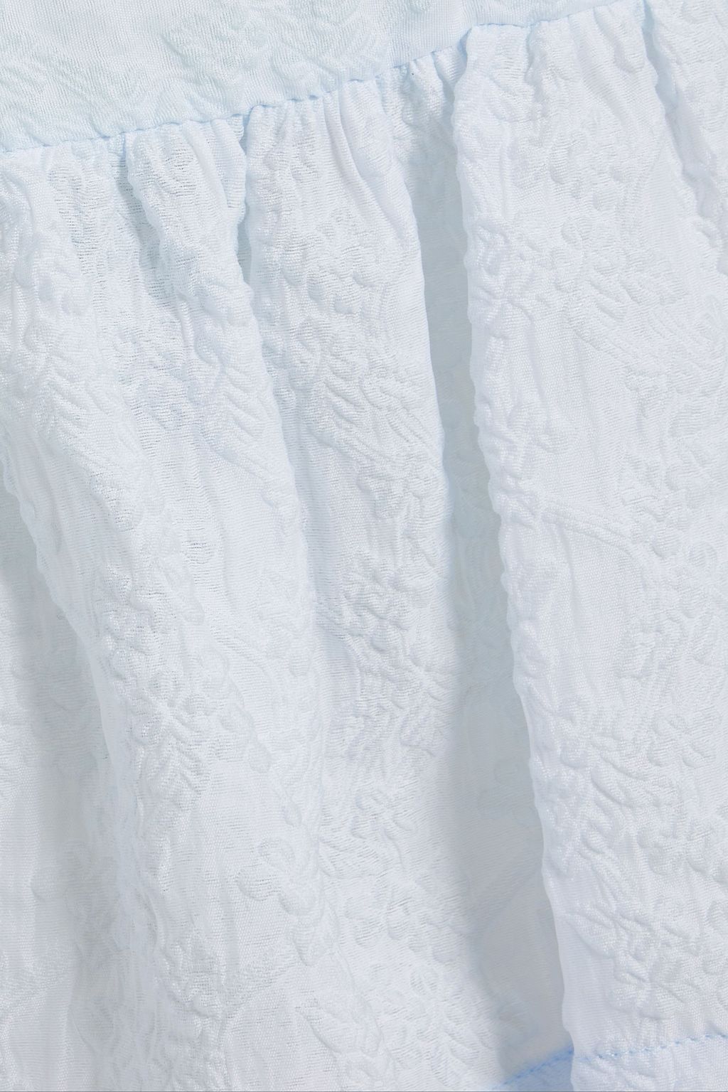 SIMONE ROCHA Ruffled cloqué mini skirt
