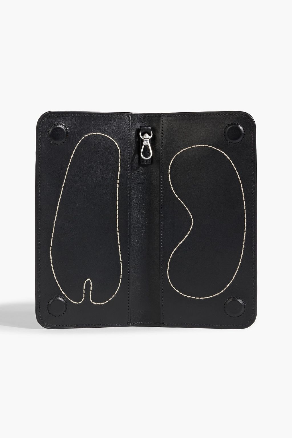 MAISON MARGIELA Leather eye mask and pouch set