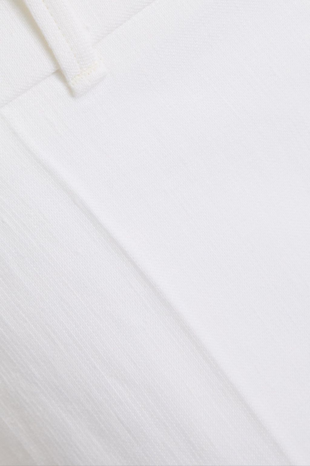 CHLOÉ Linen and cotton-blend flared pants