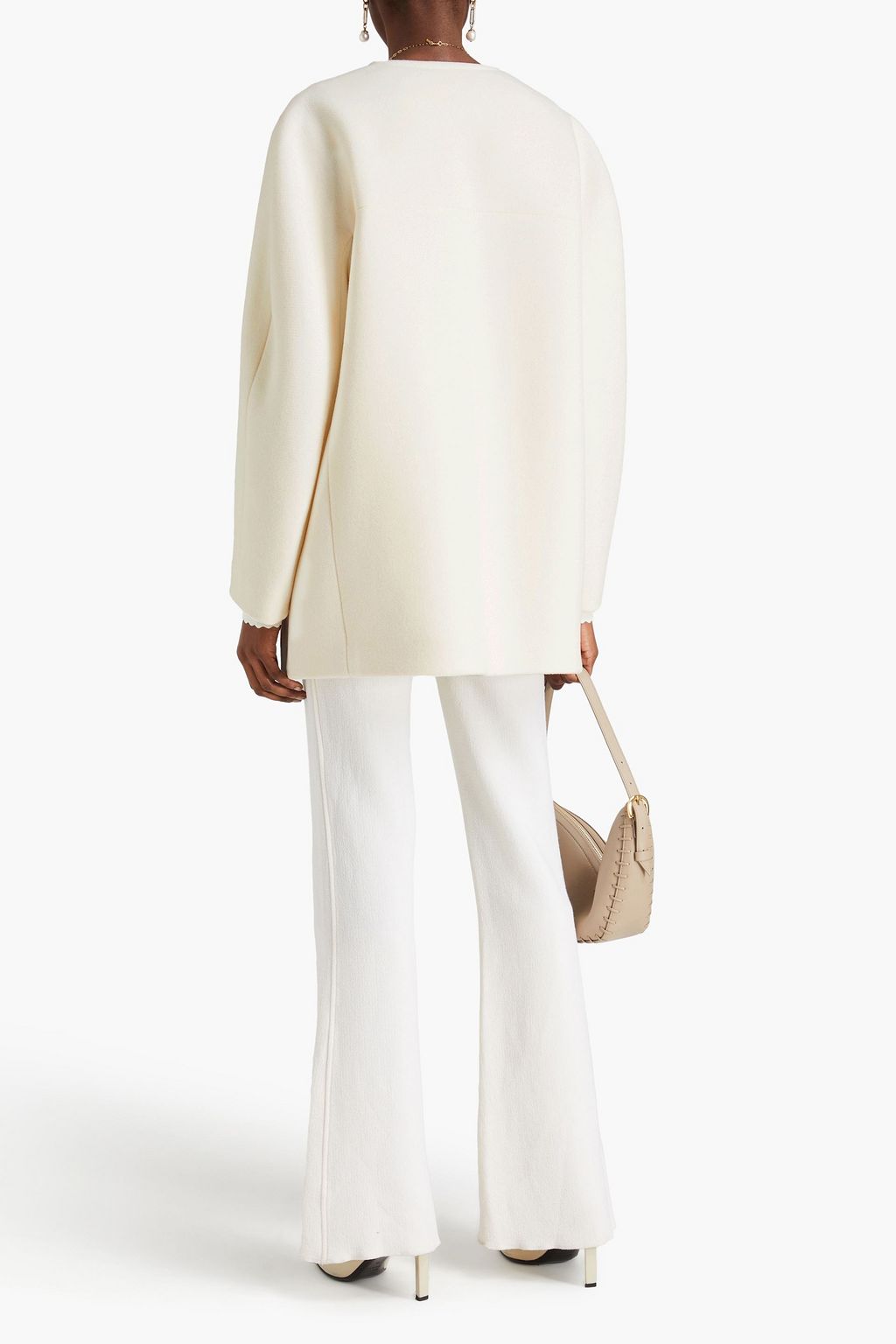 CHLOÉ Wool-blend twill coat