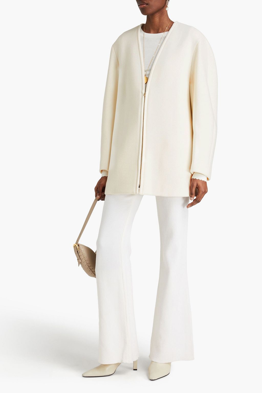 CHLOÉ Wool-blend twill coat