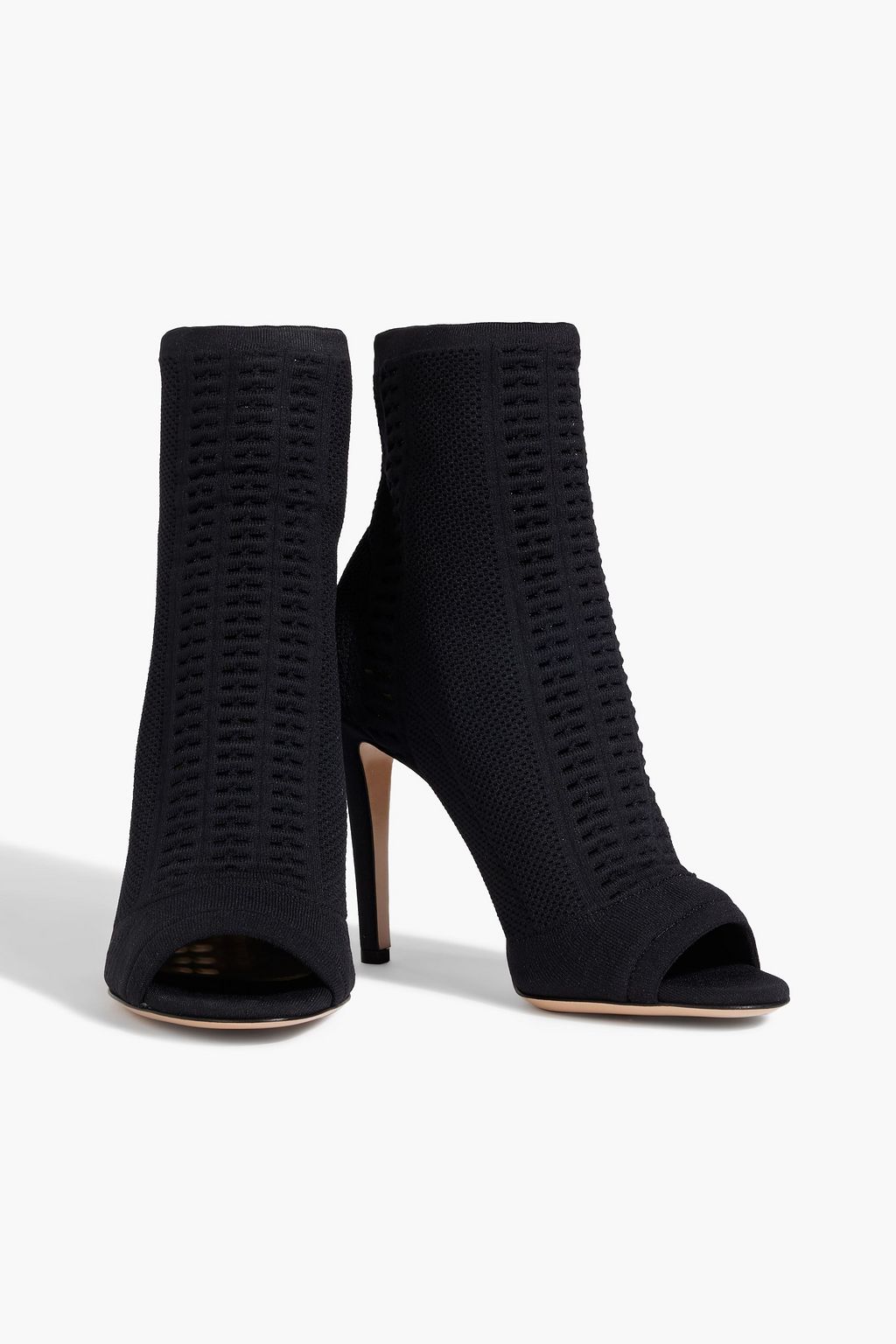GIANVITO ROSSI Vires 105 stretch-knit sock boots