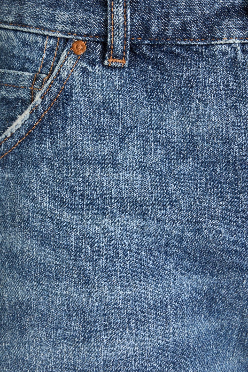CHLOÉ デニム ショートパンツ 色あせ加工