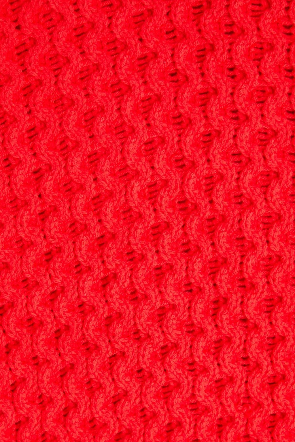 STAUD Tracy cable-knit cotton-blend sweater