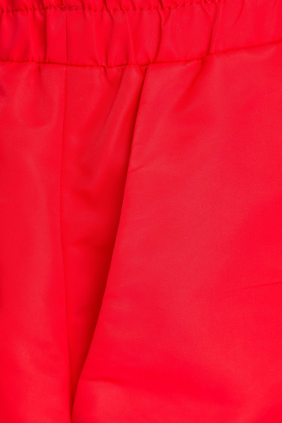 Staud Taurus Patchwork Athletic Shorts In Red