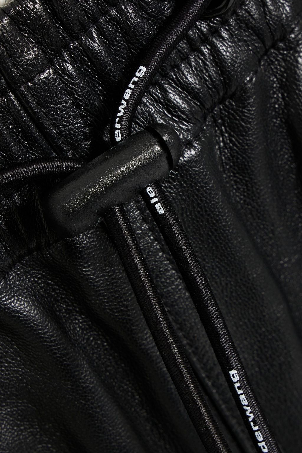 ALEXANDER WANG 가죽 테이퍼드 팬츠