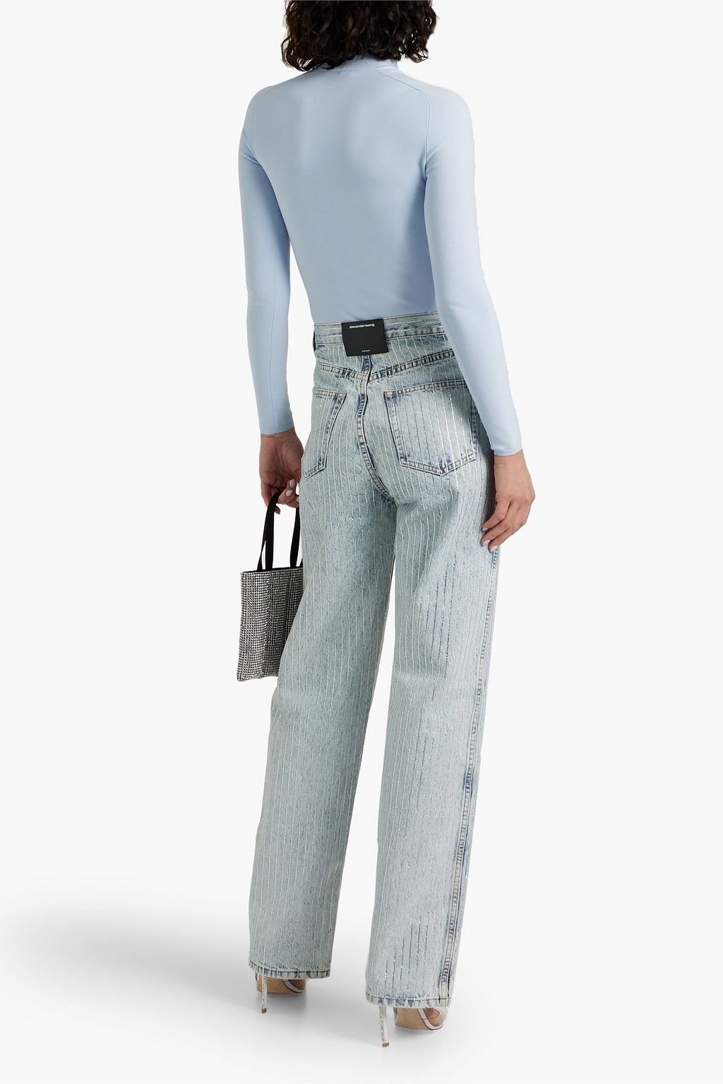 ALEXANDERWANG.T Stretch-jersey turtleneck top
