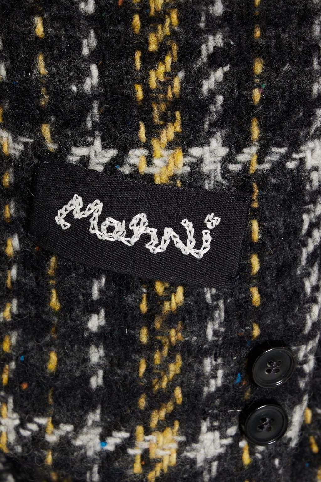 MARNI Checked wool-blend tweed blazer