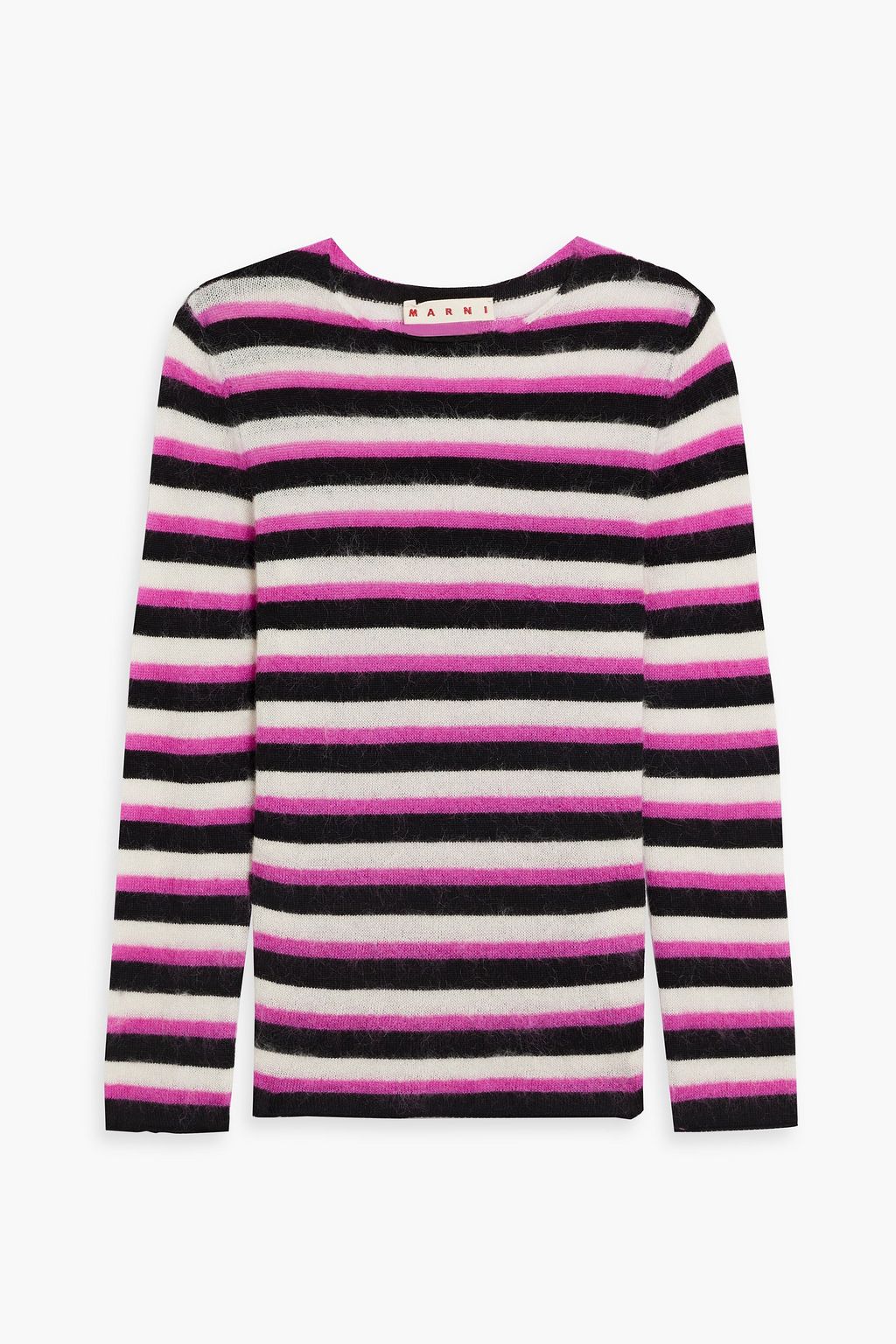 MARNI Striped wool blend sweater THE OUTNET