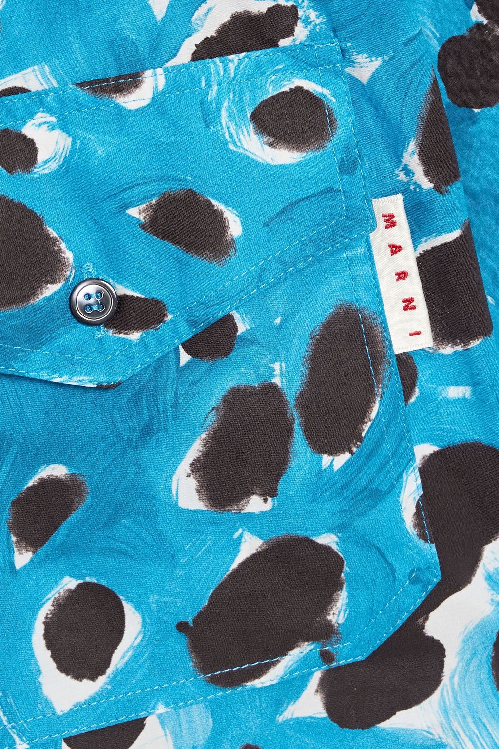 MARNI Printed cotton shirt