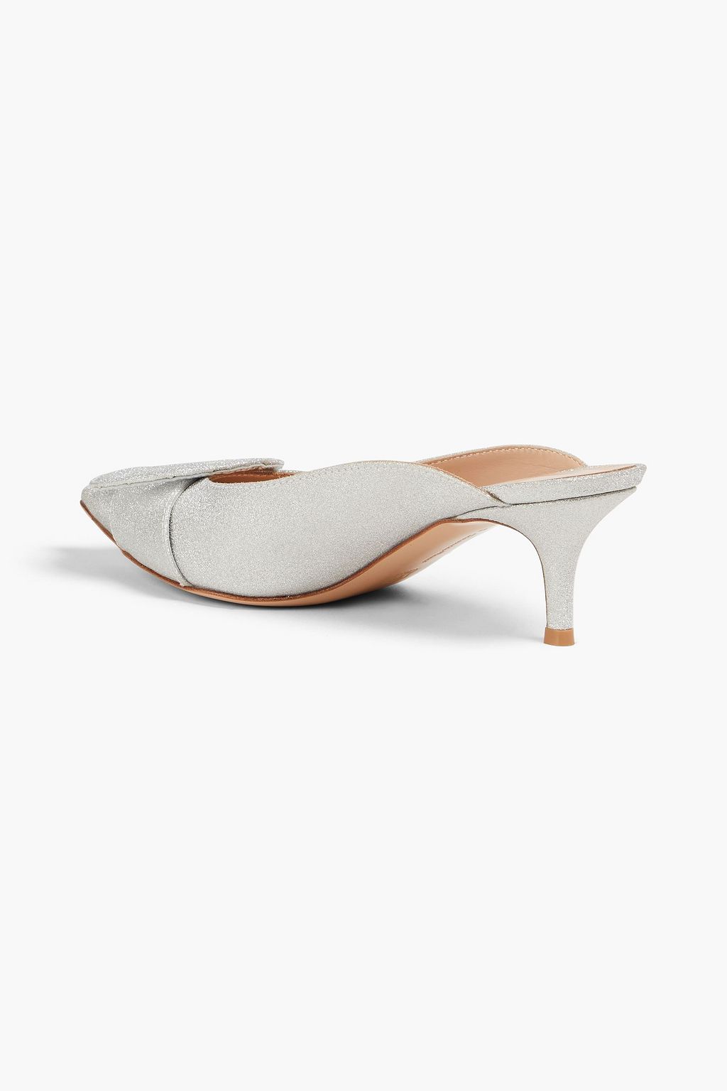 GIANVITO ROSSI 아플리케 디테일 인조 가죽 뮬