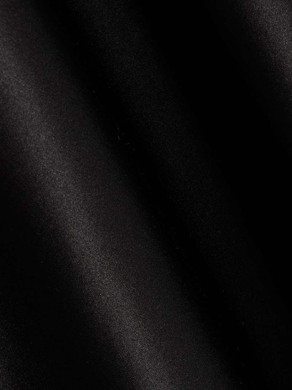 cutout silk-satin mini dress