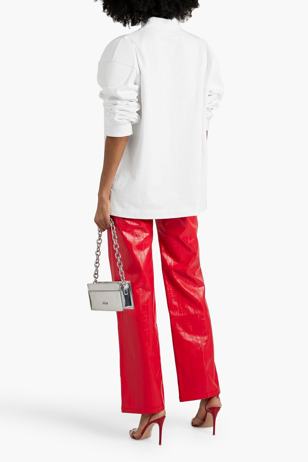 ALEXANDER WANG French cotton-terry sweatshirt
