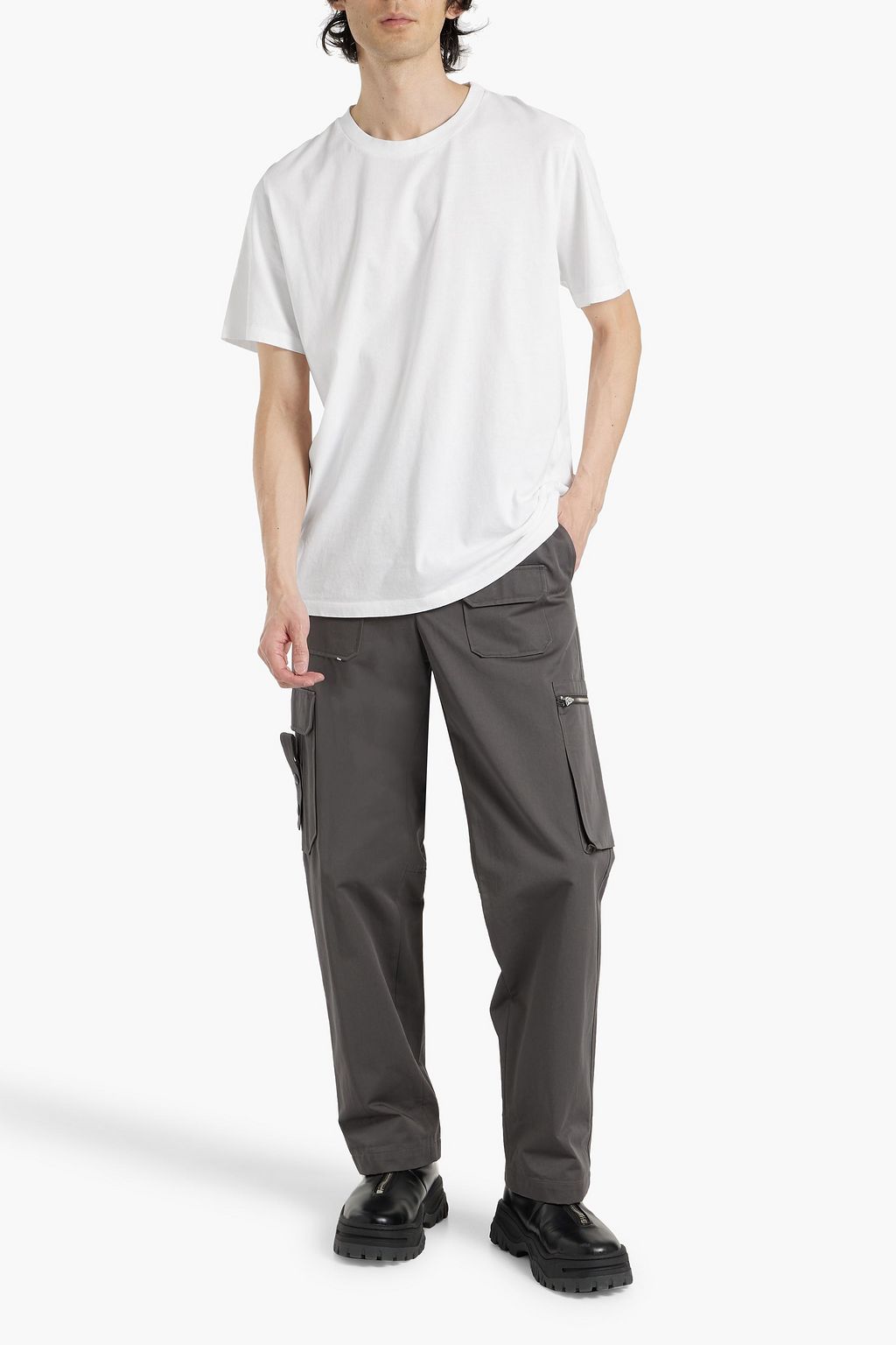 MM6 MAISON MARGIELA Printed cotton-jersey T-shirt