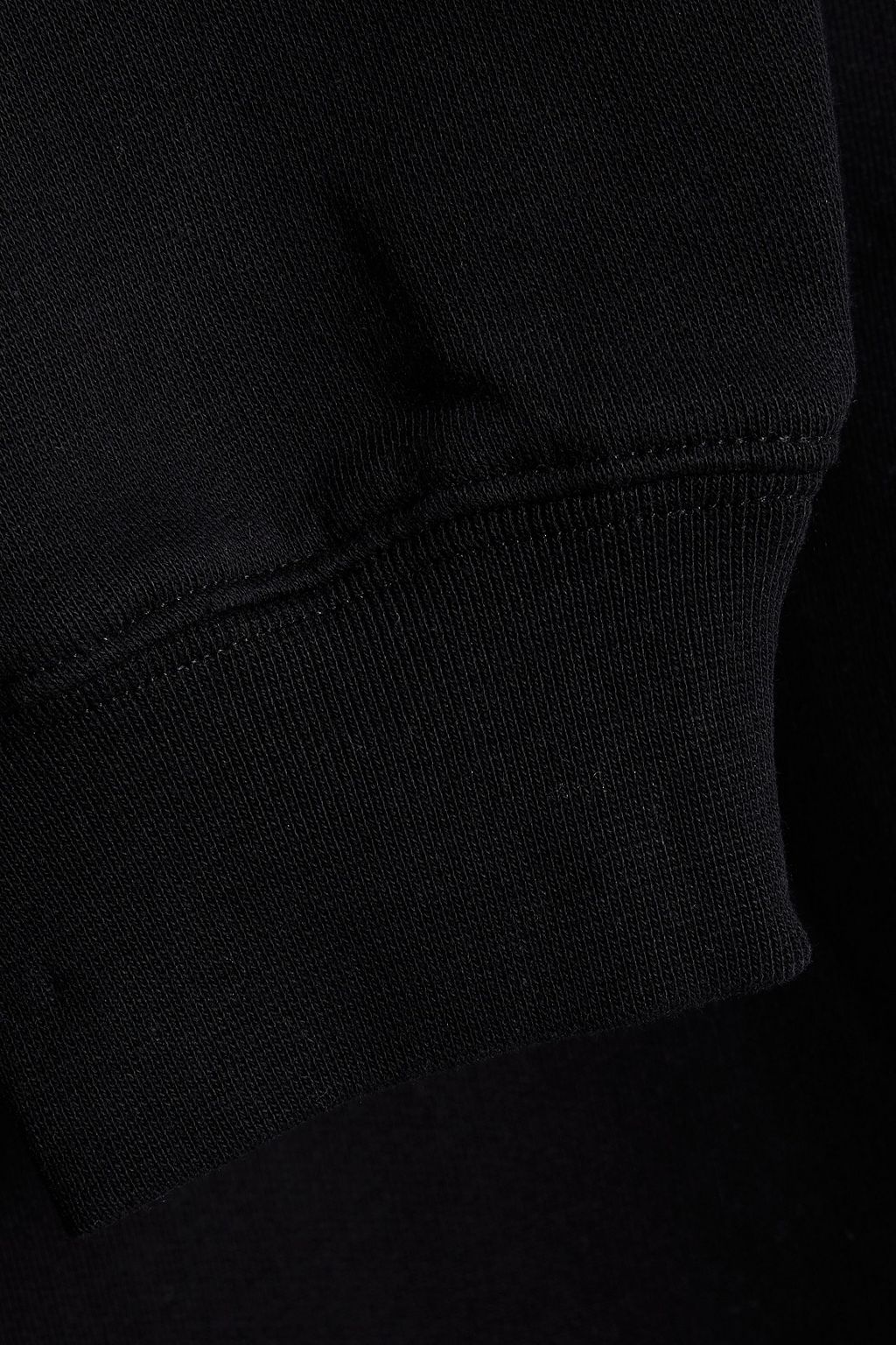 ALEXANDERWANG.T Appliquéd cotton-blend fleece sweatshirt