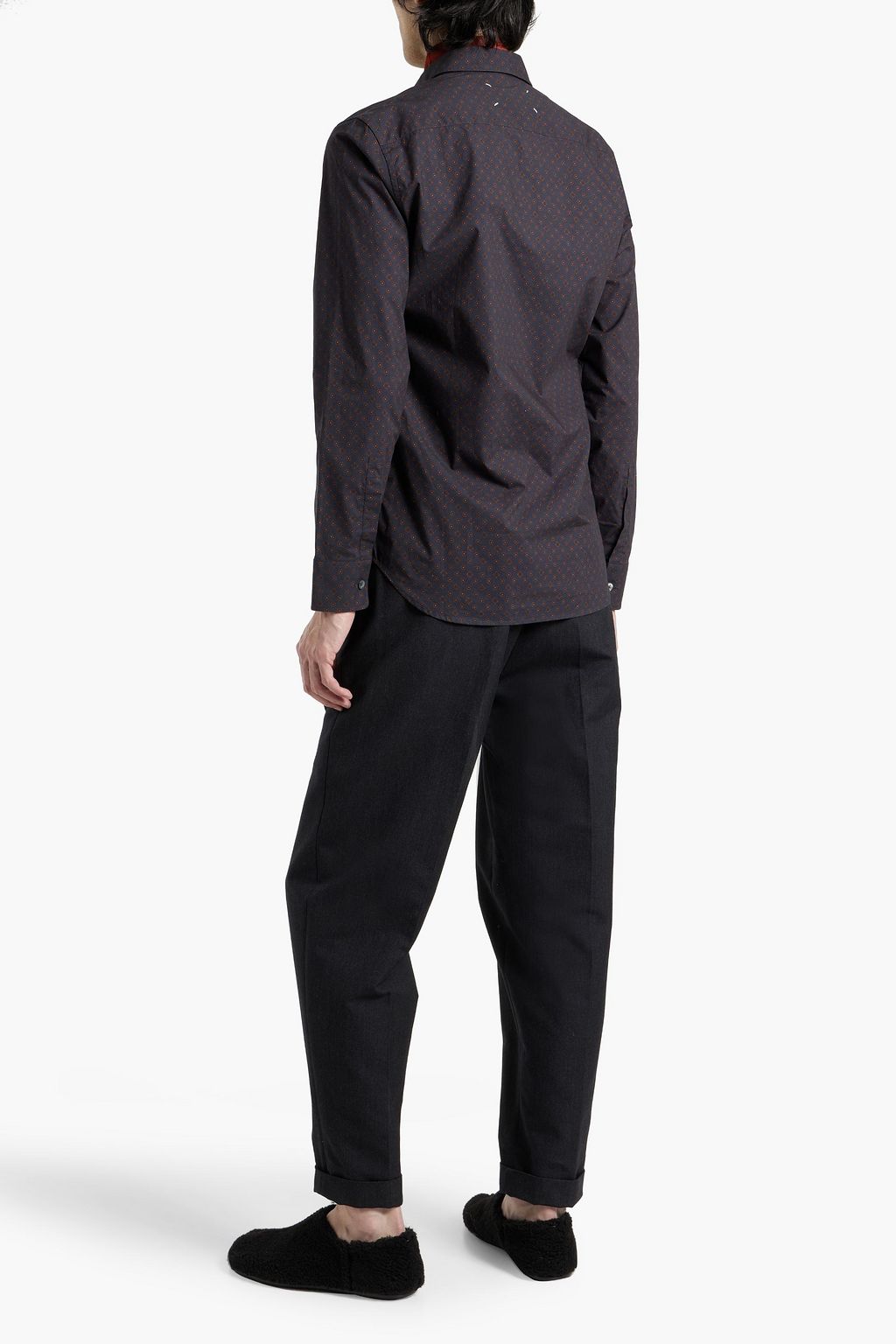 MAISON MARGIELA Printed cotton-poplin shirt
