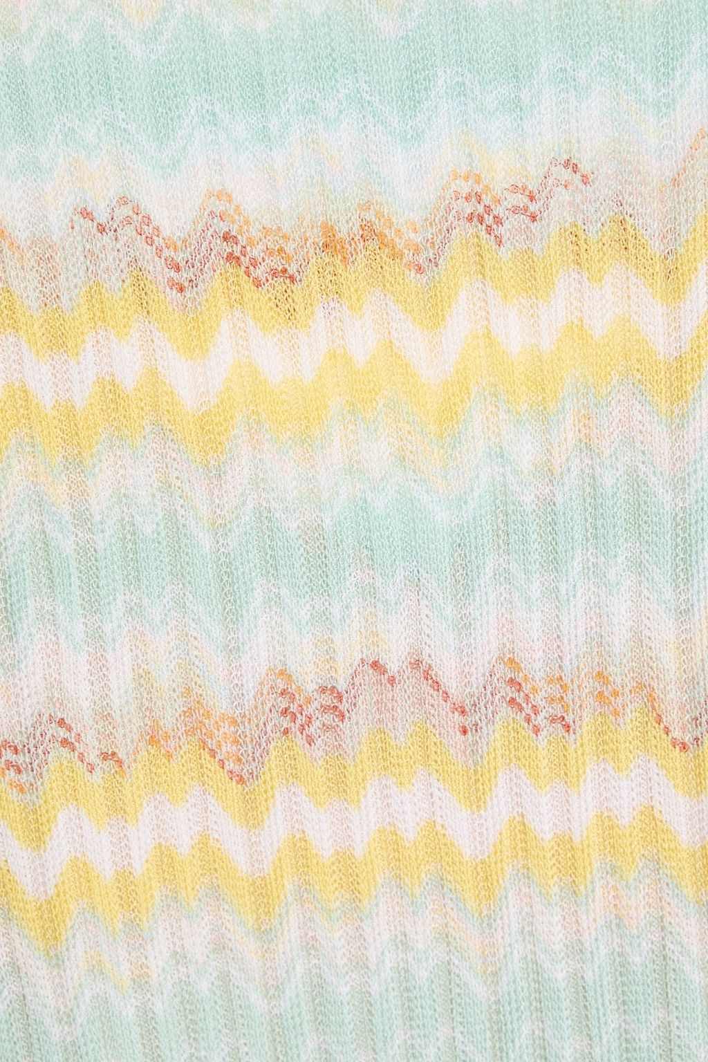MISSONI فستان متوسط الطول مصنوع من نسيج بحبكة كروشيه