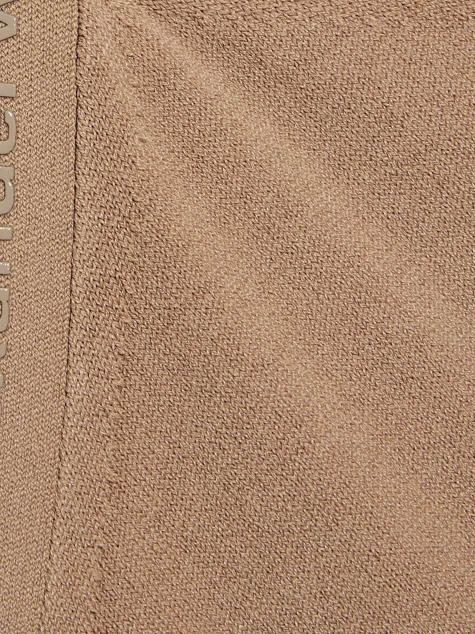 cutout stretch-knit halterneck mini dress