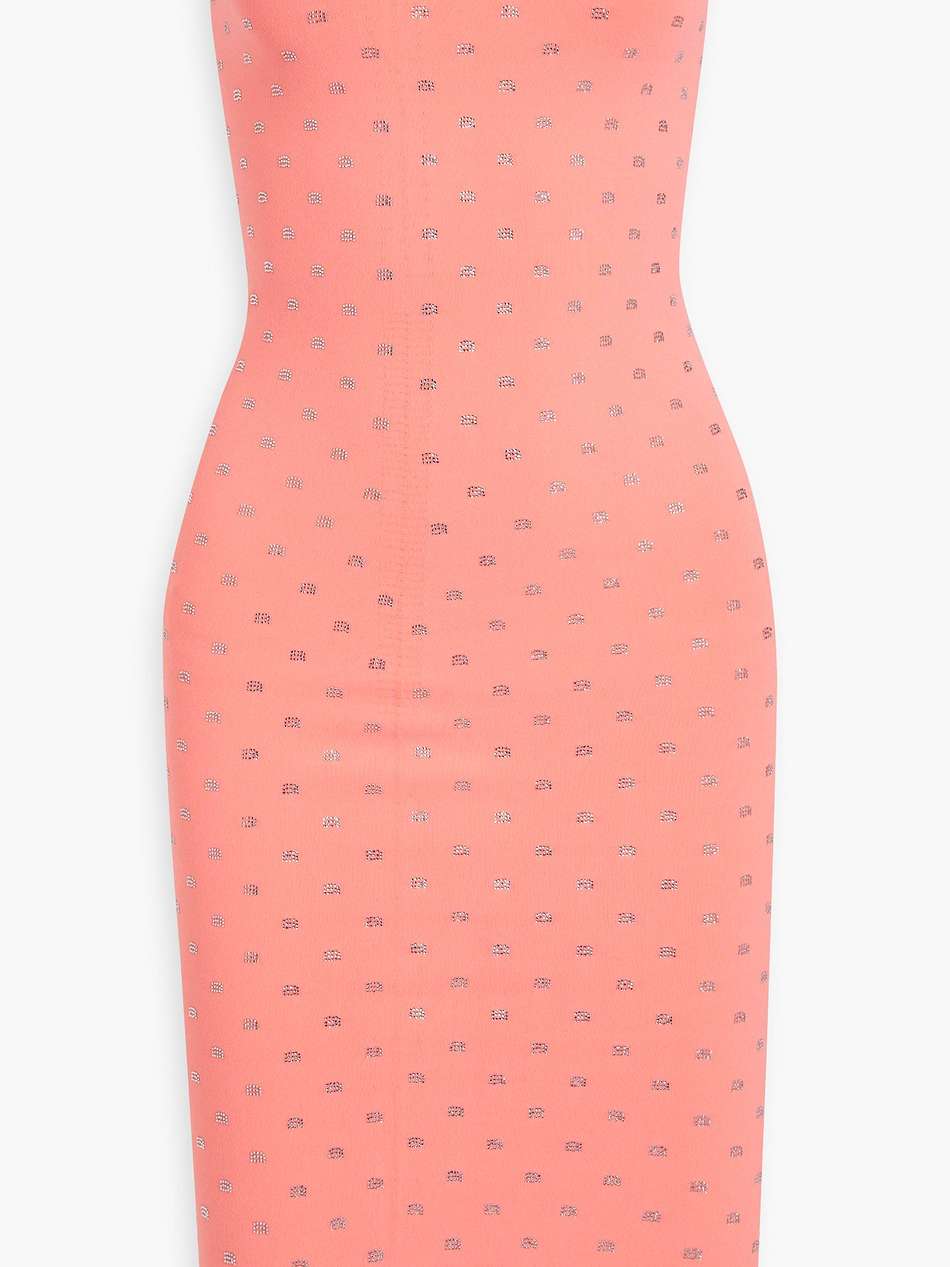 strapless embellished stretch-jersey mini dress