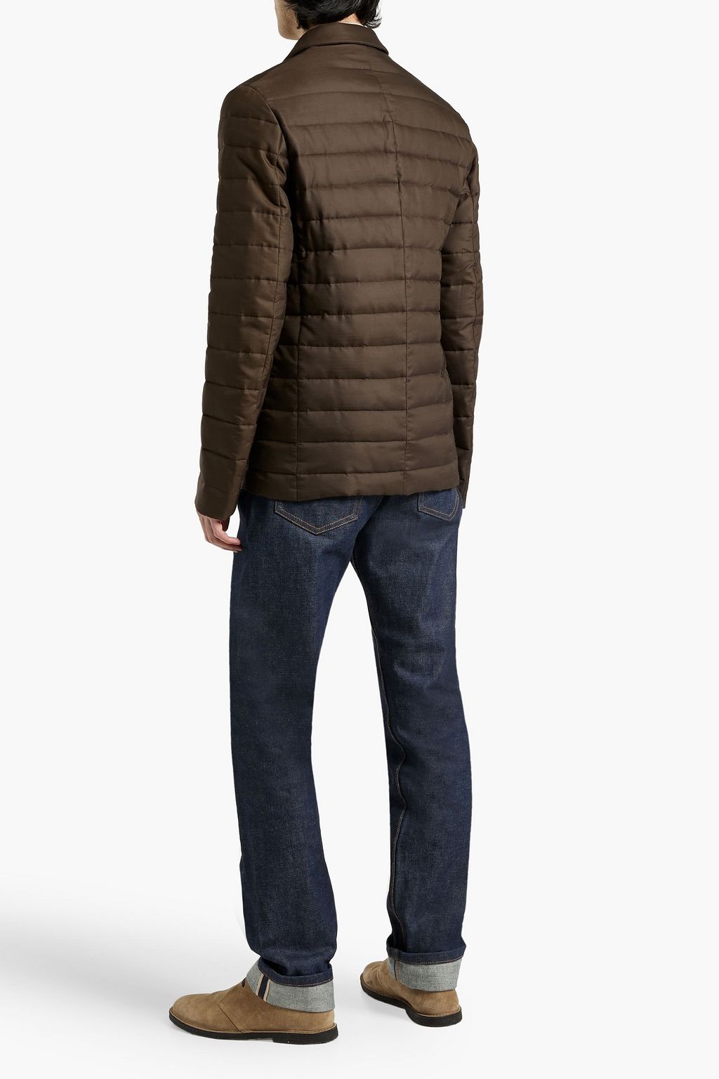 CANALI Quilted twill jacket