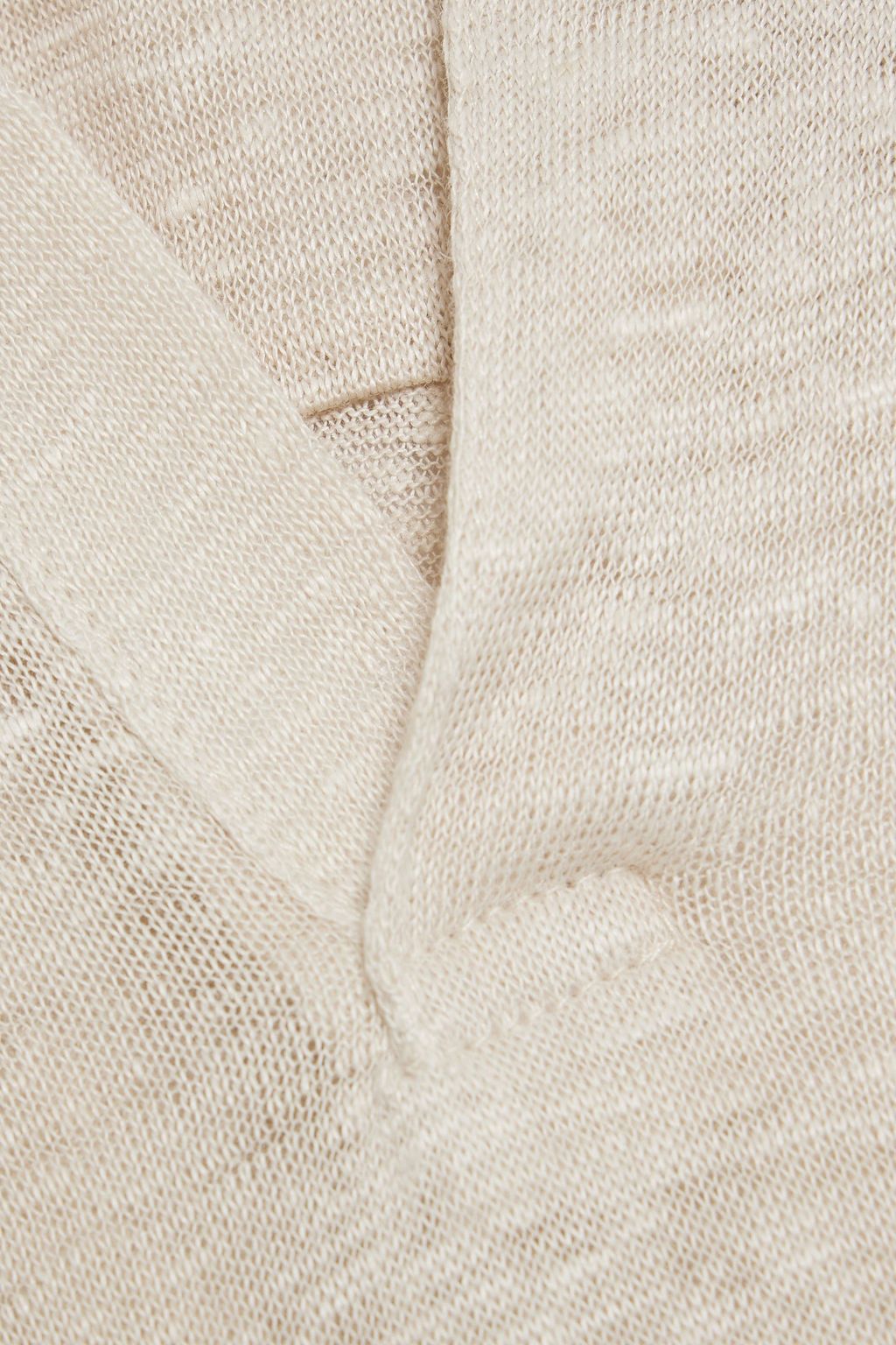 ONIA Shaun linen-jersey polo shirt