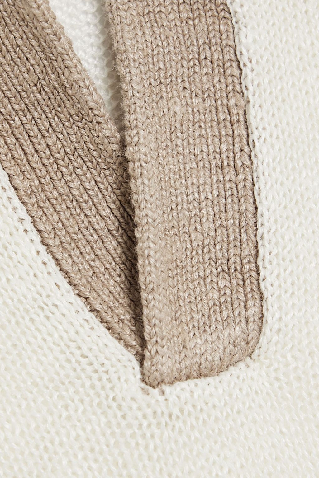 ONIA Johnny linen polo sweater