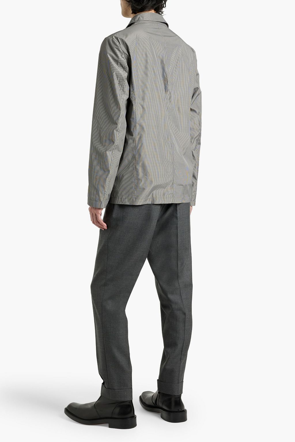 CANALI Gingham shell jacket