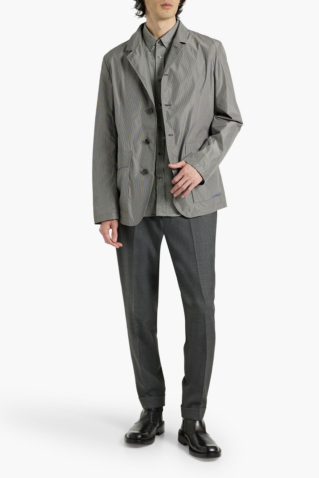 CANALI Gingham shell jacket | THE OUTNET