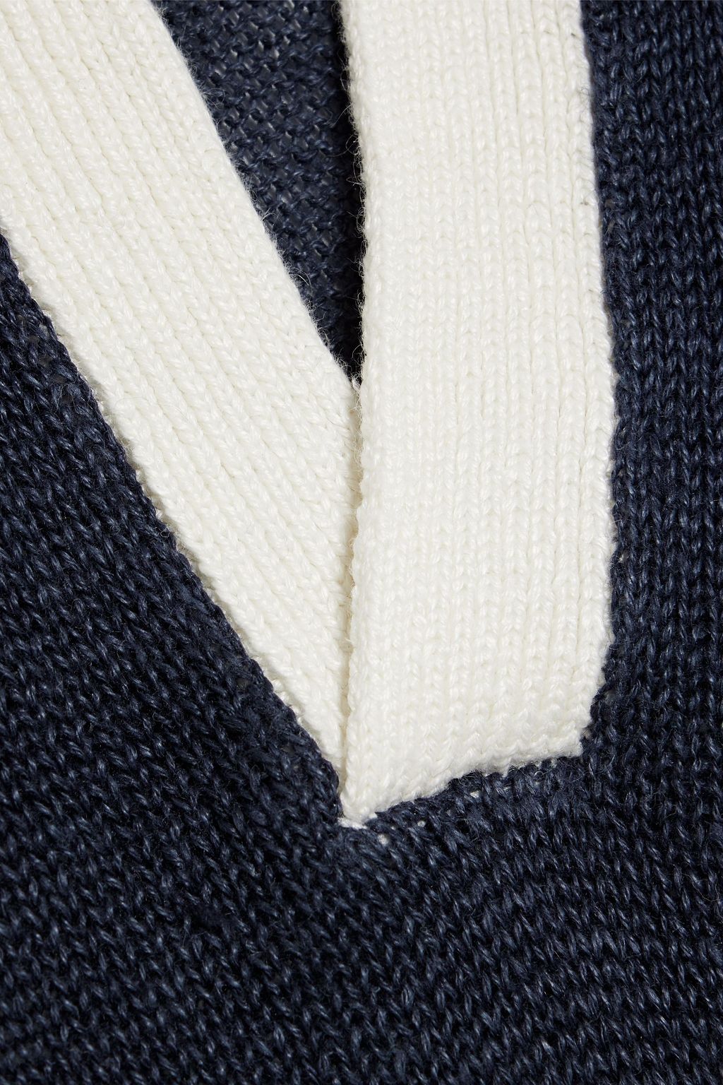 ONIA Johnny linen polo sweater