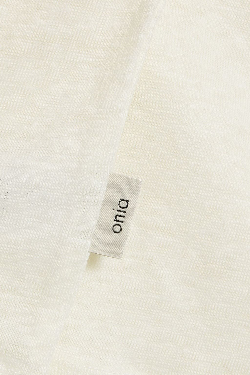 ONIA Chad linen-jersey T-shirt