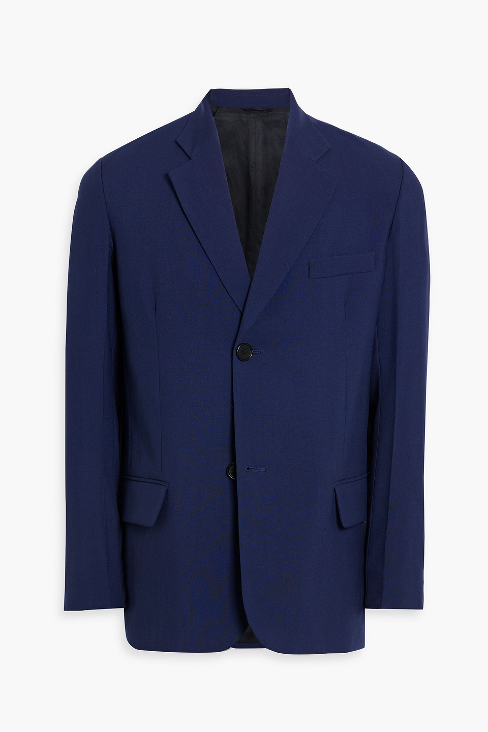 Marni Oversized Wool-twill Blazer In Indigo