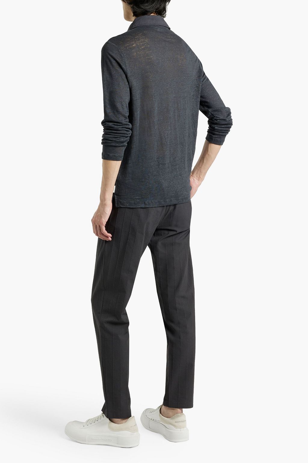 ONIA Linen polo shirt