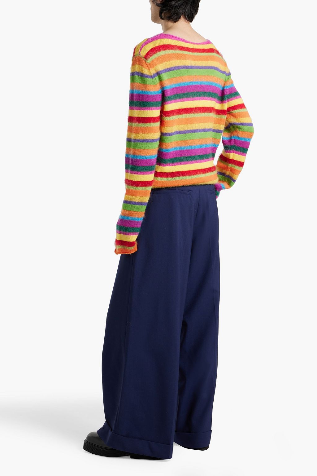 MARNI Wide-leg wool pants