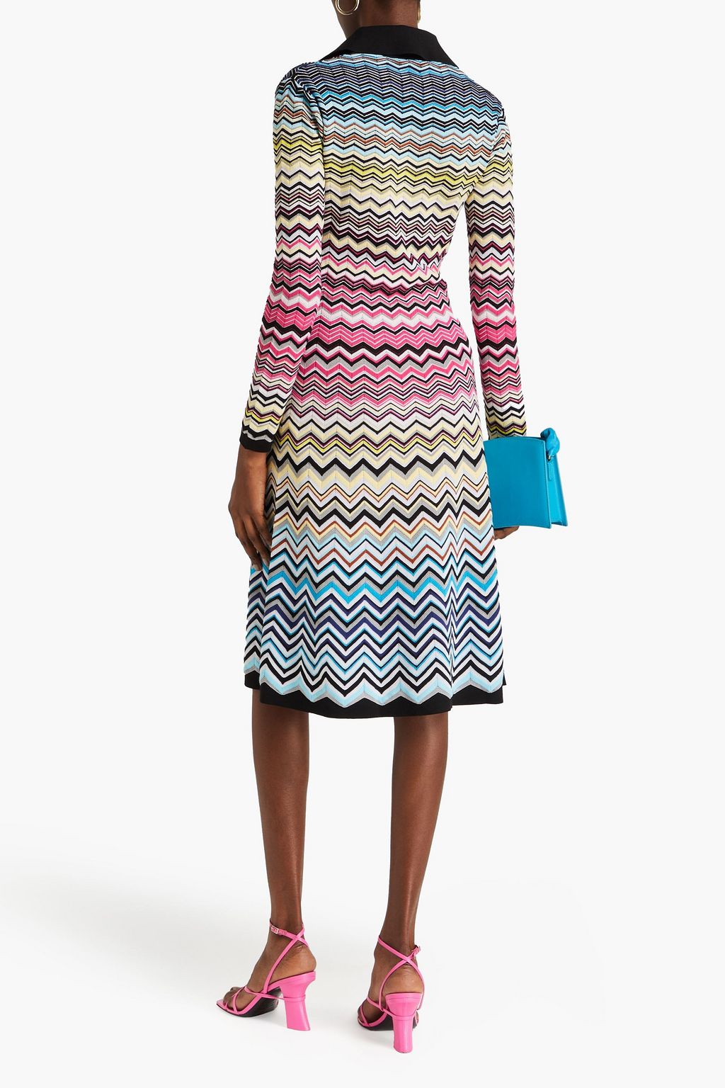 MISSONI Strickkleid in Häkeloptik aus einer Baumwollmischung