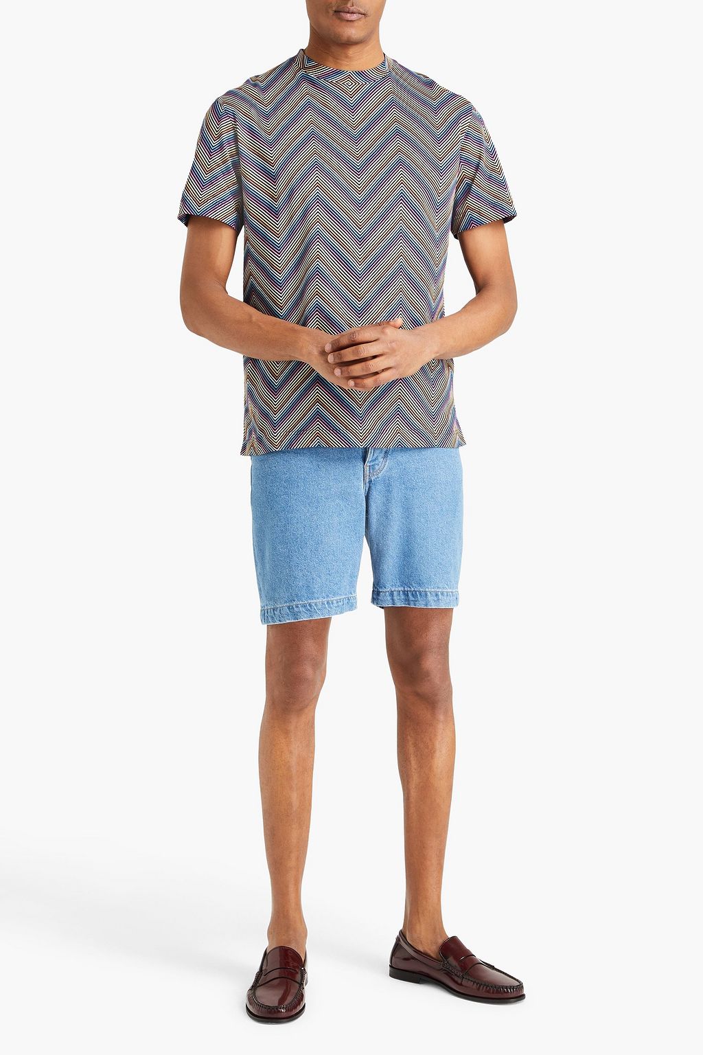 MISSONI Printed cotton-jersey T-shirt