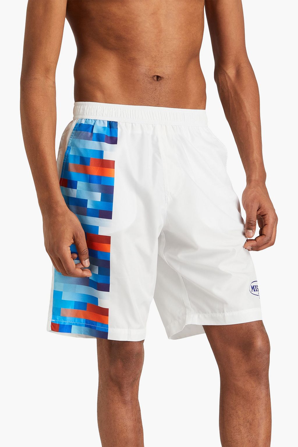 MISSONI Long-length printed swim shorts