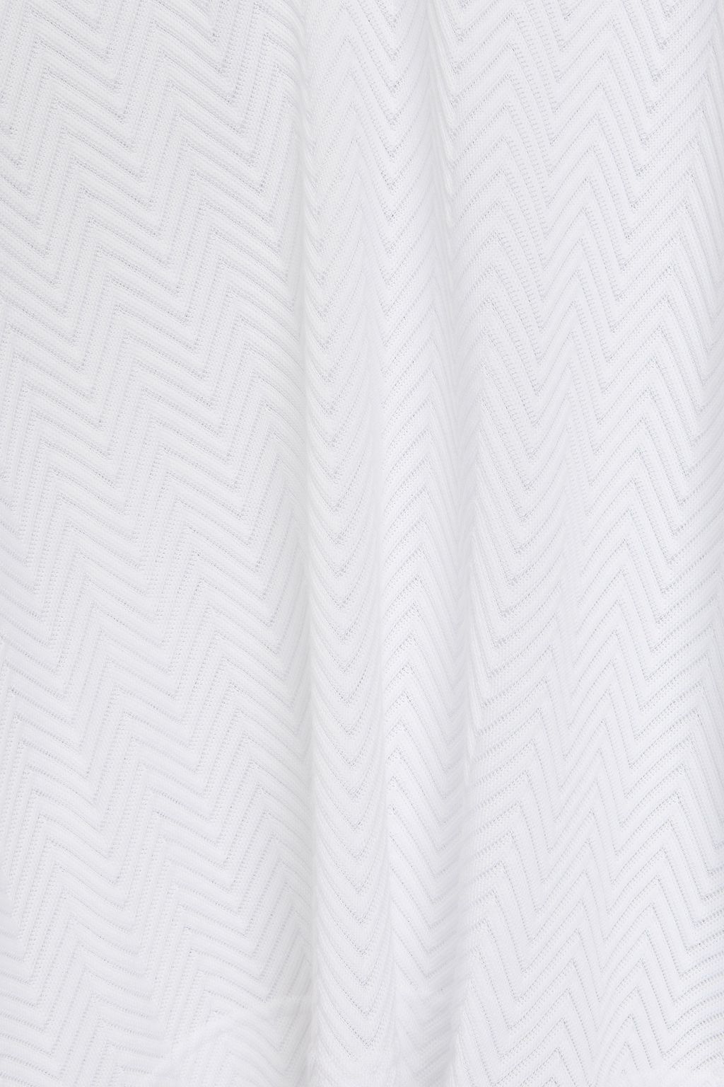 MISSONI Crochet-knit cotton-blend polo shirt