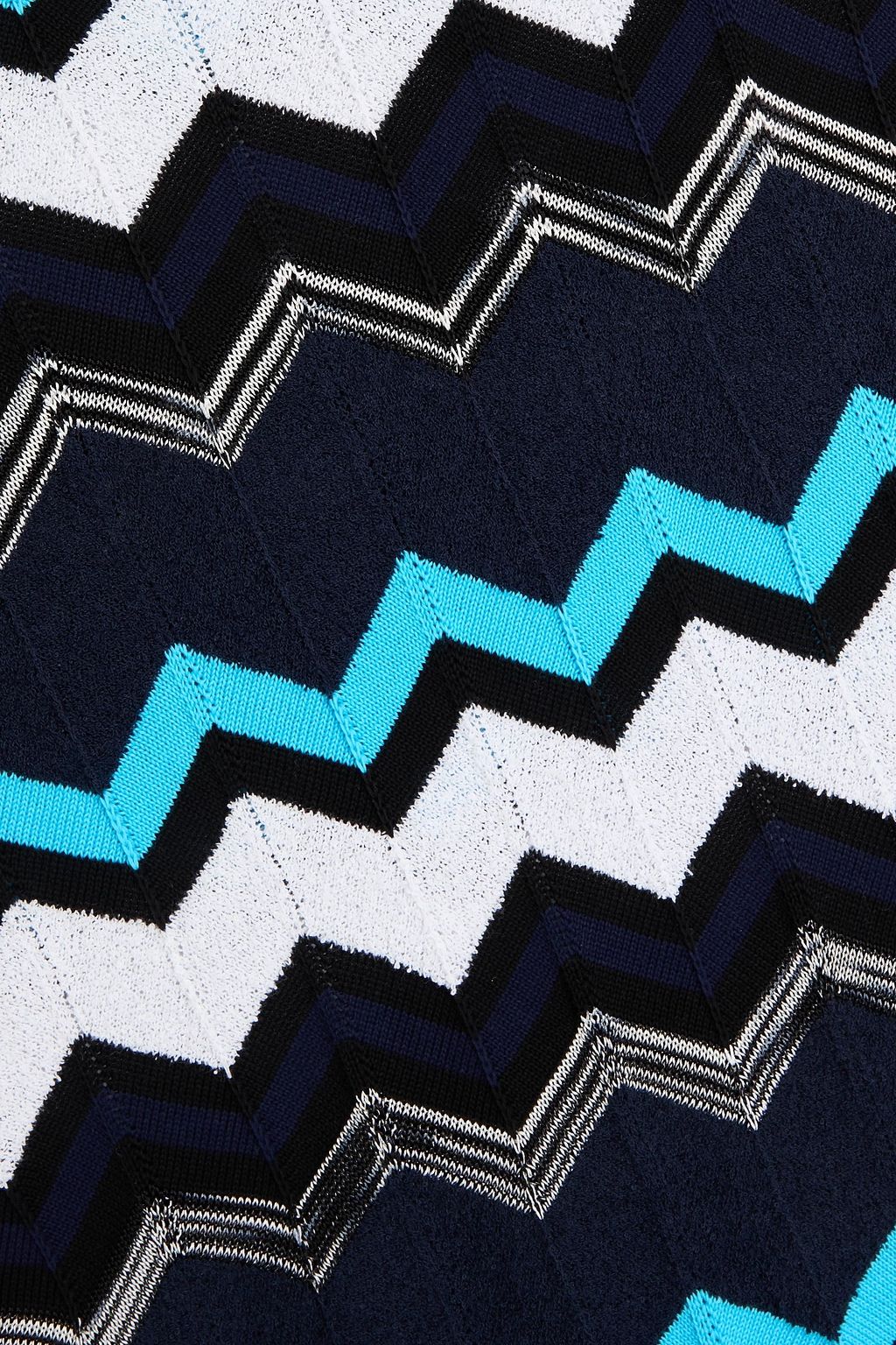 MISSONI 크로셰 니트 코튼 혼방 티셔츠