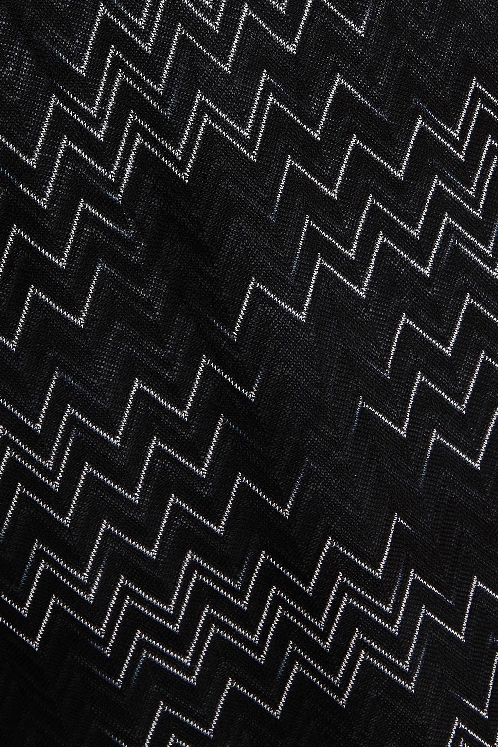 MISSONI قميص بولو مصنوع من مزيج من القطن بحبكة كروشيه